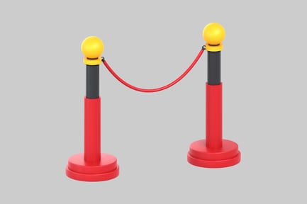Preview: Red carpet rope barrier