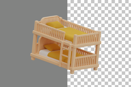 Preview: Bunk Bed 3D Icon