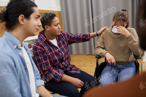 Preview: Woman Crying in Support Group