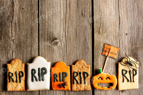 Preview: Halloween homemade gingerbread cookies
