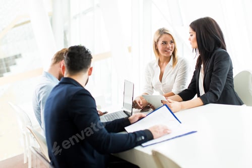 Preview: Young people working in the office