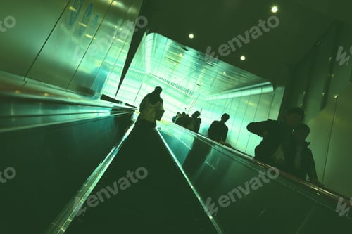 Preview: Escalator stairs station