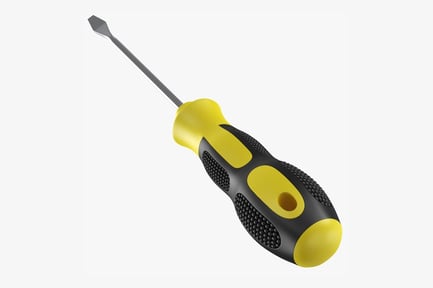 Preview: Flathead Screwdriver with Grip Handle