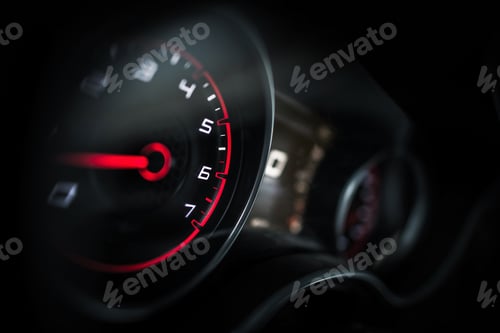 Preview: Sporty Car Dashboard Instruments