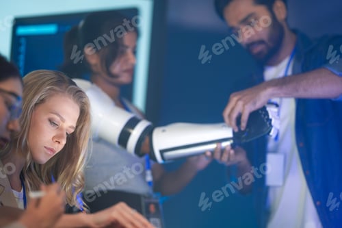 Preview: A startup team develops future medical technology. The diverse engineers test