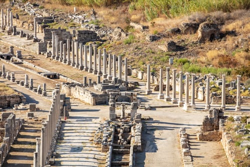 Preview: Nymphaeum of Perge. Ruins of ancient Pamphylian city located in Antalya Province, Turkey.