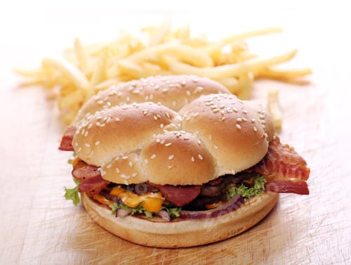 Preview: Big burger and chips