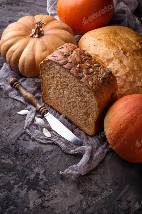 Preview: Homemade pumpkin bread