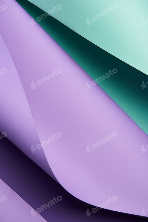Preview: beautiful creative abstract turquoise and violet paper background