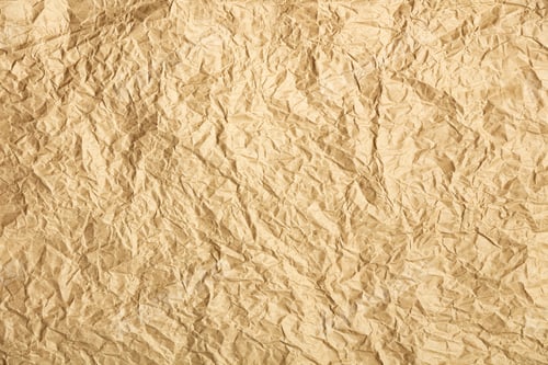 Visualização: Textura abstrata. Fundo de papel pardo artesanal amassado