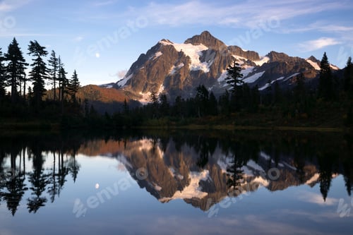 Preview: Mt Shuksan Reflection Picture Lake North Cascade Mountains