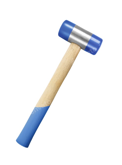 Preview: blue Hammer on white