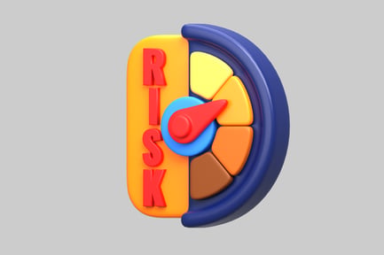 Preview: Risk meter cartoon icon