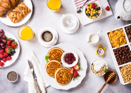 Preview: Assorted healthy breakfast