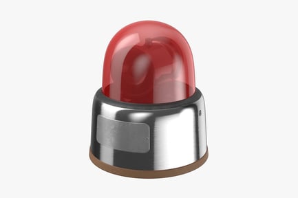 Preview: Vintage 70s Red Car Emergency Light