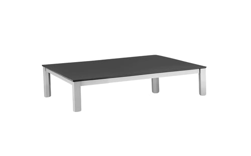 Preview: Coffee table dark wood isolated on white
