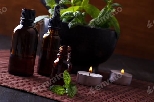 Visualização: Óleos essenciais de menta