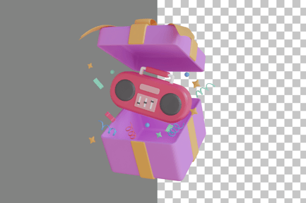 Preview: Radio Surprise 3D Icon
