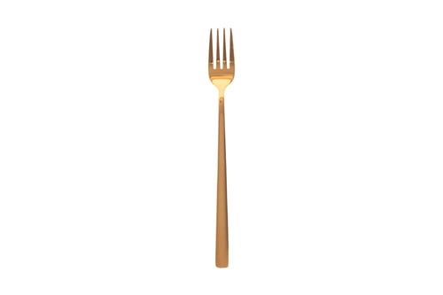 Preview: #4963 Golden fork isolated on a transparent background