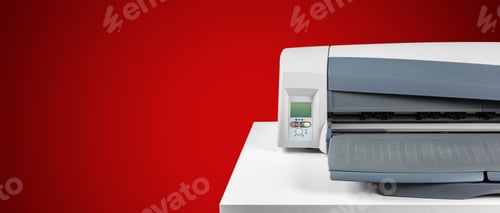 Preview: Printer, copier, scanner. Office table