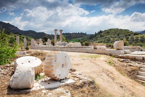 Preview: The Temple of Artemis. Sardes Ancient city. Manisa, Turkey. UNESCO World Heritage Tentative List.