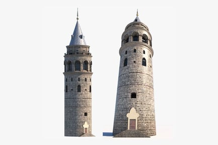 Preview: Galata Style Medieval Towers