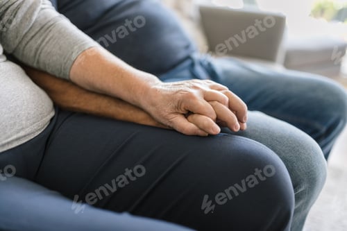 Preview: Happy romantic senior couple in love holding hands