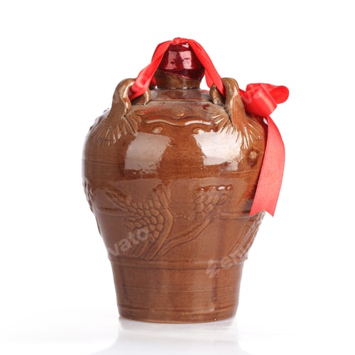 Preview: rice wine in the ceramic jar