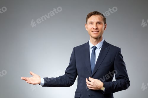Preview: Businessman with Copy Space