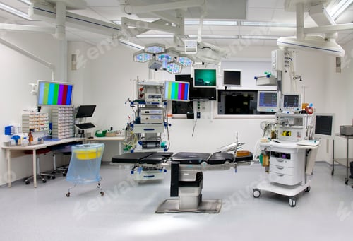Preview: Modern well equipped operating theatre in a new hospital.