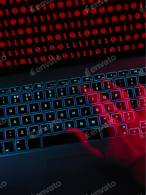 Preview: Computer hacker at work