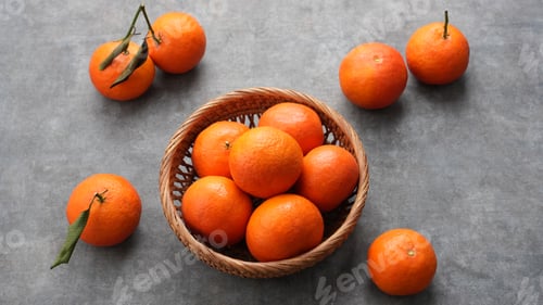 Preview: Fresh mandarin oranges fruit or jeruk santang madu