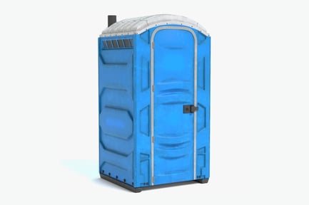 Preview: Blue Portable Toilet Unit