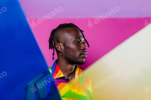 Preview: Artistic portrait with gel lights