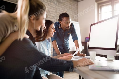 Preview: Picture of architects working together in office
