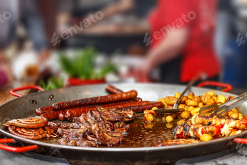 Preview: Different smoked pork sausages