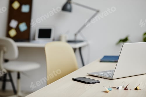 Preview: Clean Office Background in White