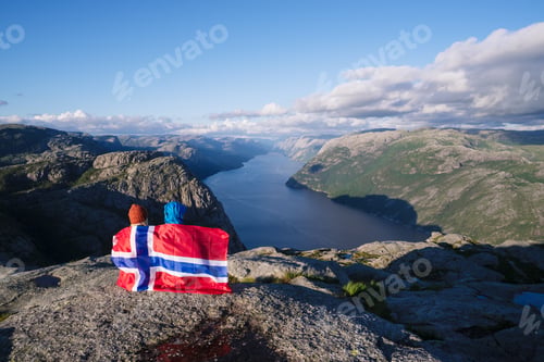 Preview: Panorama of Lysefjord, Norway