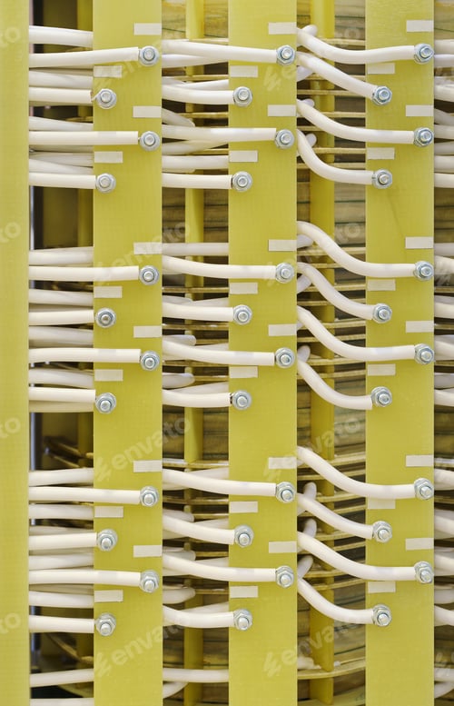 Preview: Insulated electric wires on composite panel