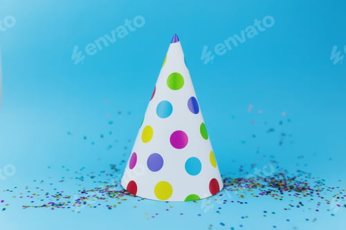 Preview: Different Christmas decorations on the blue background