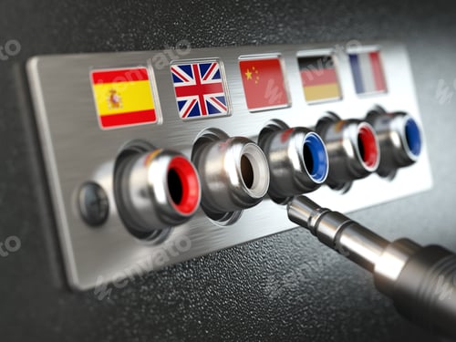 Preview: Select language. Learning, translate languages or audio guide co