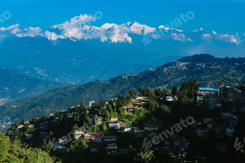 Preview: A unique landscape photo of Darjeeling Hills in West Bengal, India