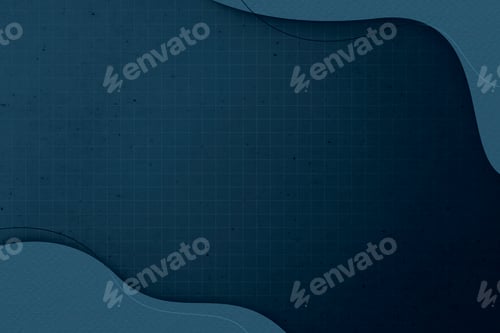 Preview: Blue paper craft framed background illustration