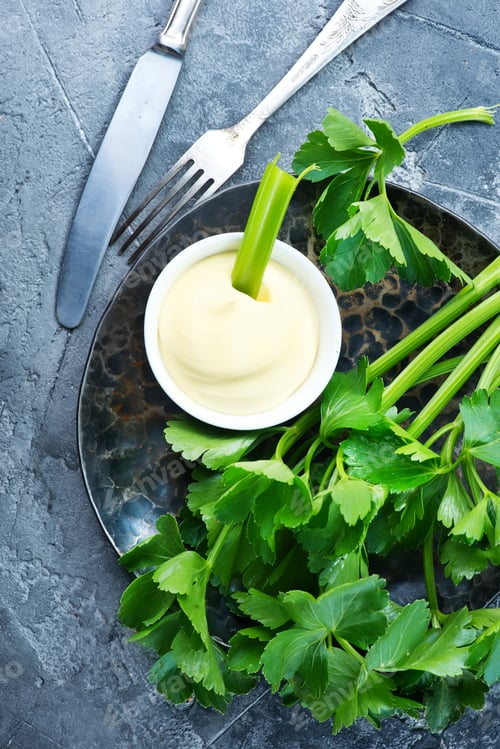 Preview: celery with sauce