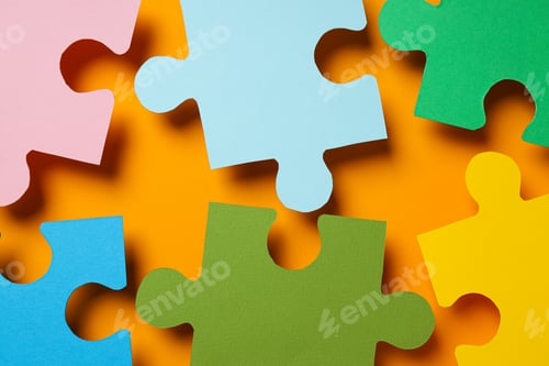 Preview: Puzzles, composition for different concepts and ideas