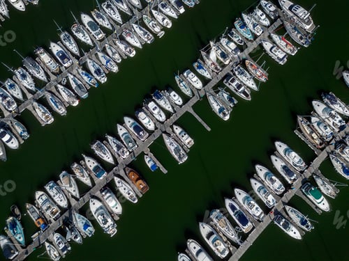 Preview: Yachts in the marina - Conwy - North Wales