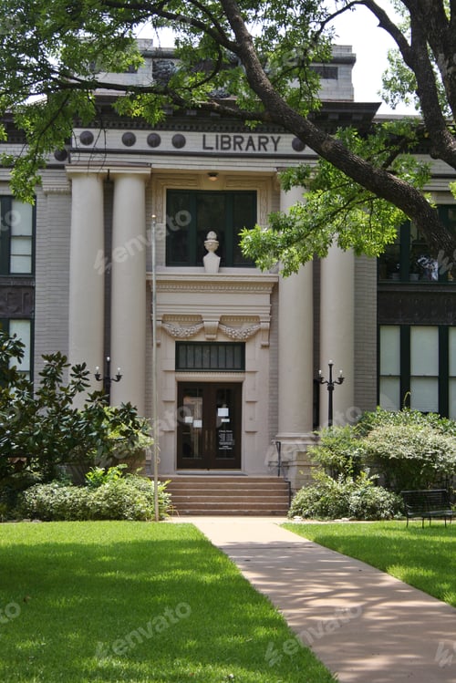 Preview: Small Town Buildings in Small Town - Historic Library