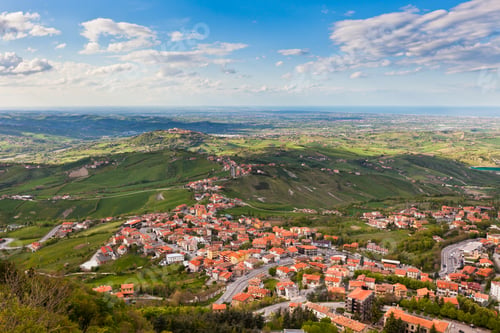 Preview: View from Titano mountain, San Marino at neighborhood