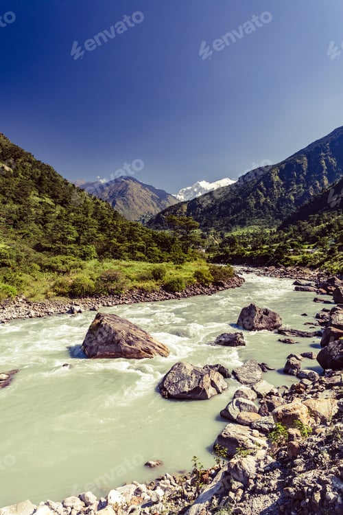Preview: Himalaya Inspirational Landscape Valley view