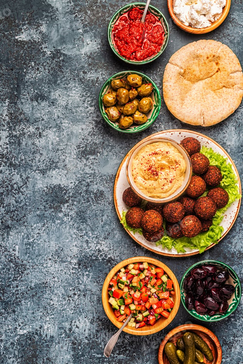 Preview: Falafel - traditional dish of Israeli and Middle Eastern cuisine